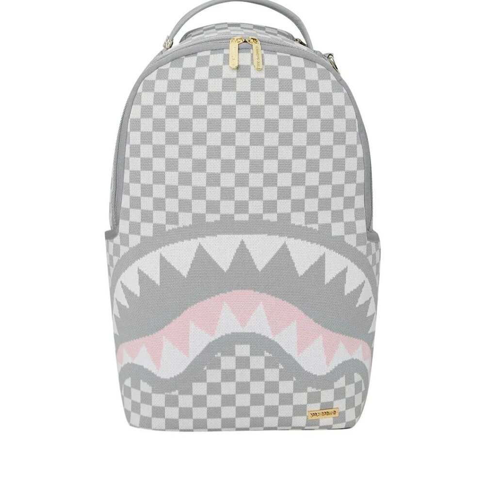 KNIT SHARKS IN PARIS IN CREAM DLX BACKPACK SPRAYGROUND